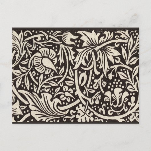 William Morris Narcis Bloemenbehang Briefkaart (Voorkant)