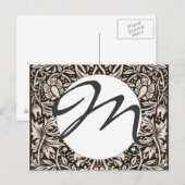 William Morris Narcis Bloemenbehang Briefkaart (Voorkant / Achterkant)