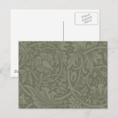 William Morris Narcis Bloemenbehang Briefkaart (Voorkant / Achterkant)
