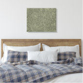 William Morris Narcis Bloemenbehang Canvas Afdruk (Insitu (Slaapkamer))