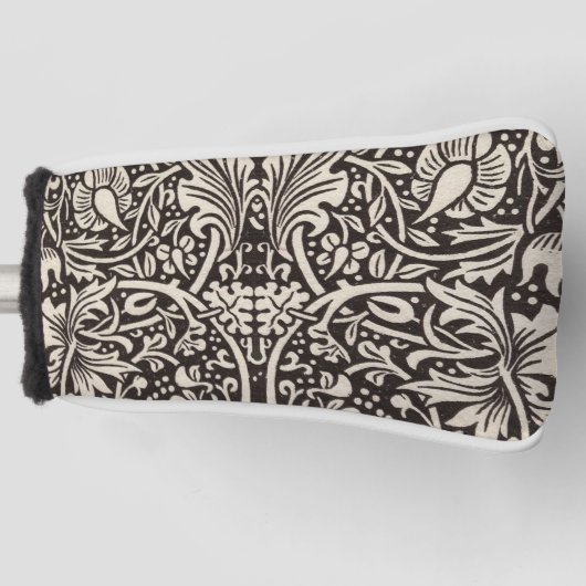 William Morris Narcis Bloemenbehang Golfheadcover (Voorkant)