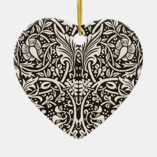 William Morris Narcis Bloemenbehang Keramisch Ornament (Voorkant)