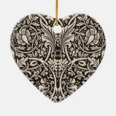 William Morris Narcis Bloemenbehang Keramisch Ornament (Achterkant)