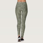 William Morris Narcis Bloemenbehang Leggings (Achterkant)