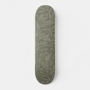 William Morris Narcis Bloemenbehang Persoonlijk Skateboard