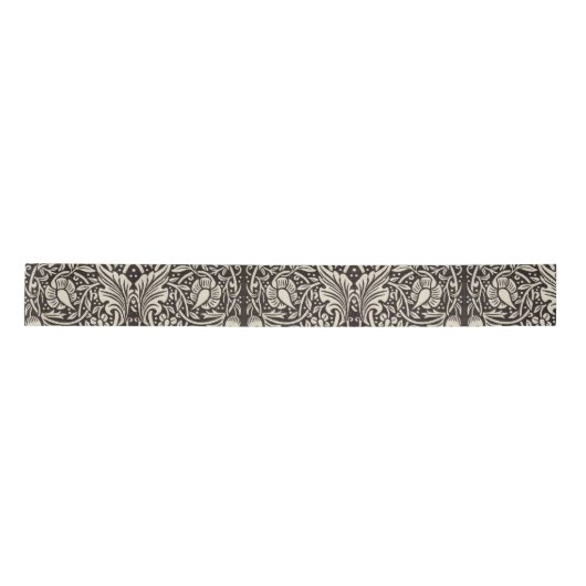 William Morris Narcis Bloemenbehang Satijnen Lint (Voorkant)