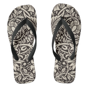 William Morris Narcis Bloemenbehang Teenslippers