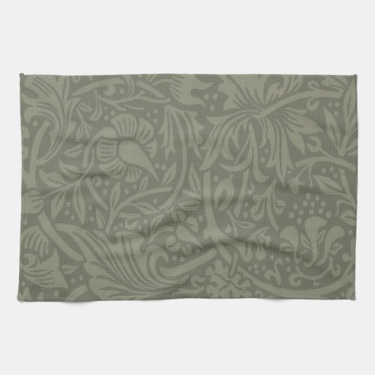 William Morris Narcis Bloemenbehang Theedoek (Horizontaal)