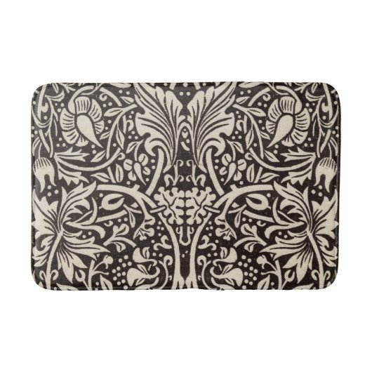 William Morris Narcis Bloemig Behang Badmat (Voorkant)