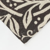 William Morris Narcis Bloemig Behang Fleece Deken (Hoek)