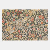 William Morris Narcis Bloemig Behang Inpakpapier Vel (Voorkant 2)