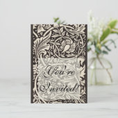 William Morris Narcis Bloemig Behang Kaart (Staand voorkant)