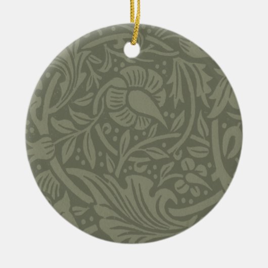 William Morris Narcis Bloemig Behang Keramisch Ornament (Voorkant)
