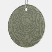 William Morris Narcis Bloemig Behang Keramisch Ornament (Links)