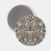 William Morris Narcis Bloemig Behang Magneet (Voorkant / Achterkant)