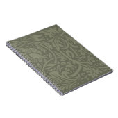 William Morris Narcis Bloemig Behang Notitieboek (Rechterzijde)