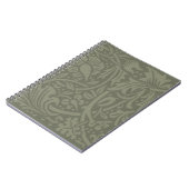 William Morris Narcis Bloemig Behang Notitieboek (Linkerzijde)