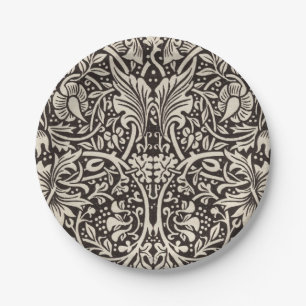 William Morris Narcis Bloemig Behang Papieren Bordje