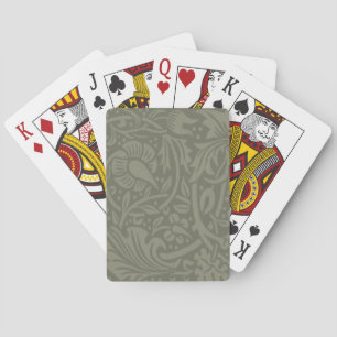 William Morris Narcis Bloemig Behang Pokerkaarten