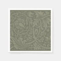 William Morris Narcis Bloemig Behang