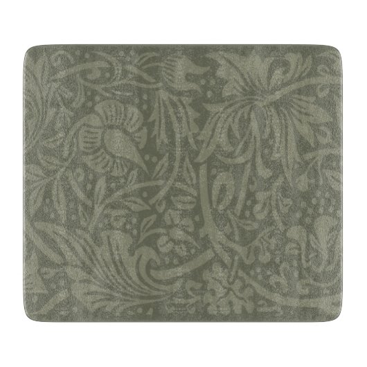 William Morris Narcis Bloemig Behang Snijplank (Voorkant)