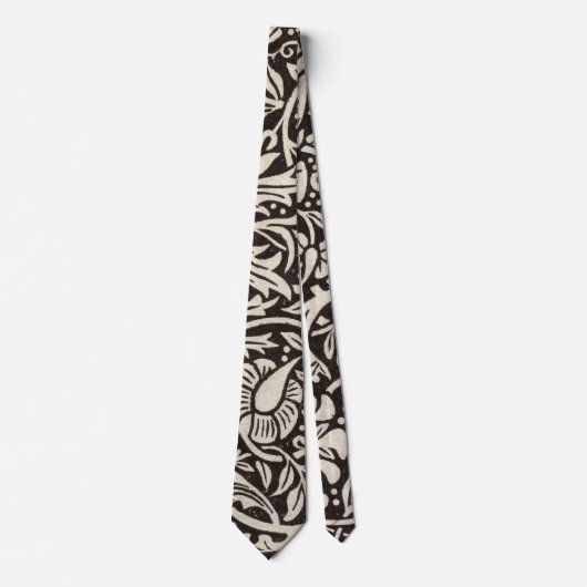 William Morris Narcis Bloemig Behang Stropdas (Voorkant)