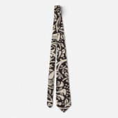 William Morris Narcis Bloemig Behang Stropdas (Achterkant)