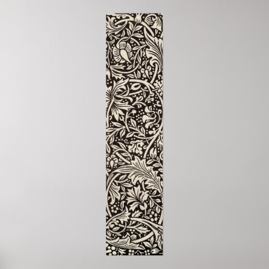 William Morris Narcis Bloemig Behangpatroon Poster (Voorkant)