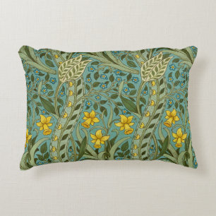 William Morris Narcis Bloempatroon Klassiek Accent Kussen