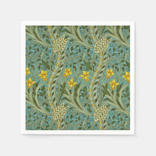 William Morris Narcis Bloempatroon Klassiek Servet