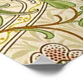 William Morris Narcis Klassiek Bloem Behang Poster (Hoek)