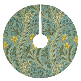 William Morris Narcissen Bloempatroon Klassiek Kerstboom Rok
