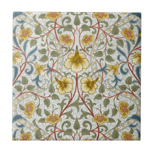 William Morris Narcissen Bloempatroon Tegeltje