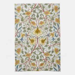 William Morris Narcissen Bloempatroon Theedoek