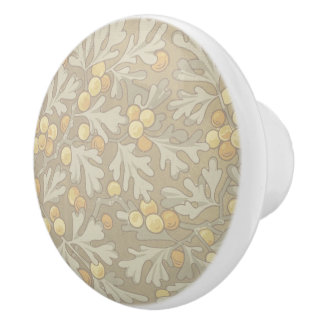 William Morris Oak en Acorn Ceramic Pull Knob Keramische Knop