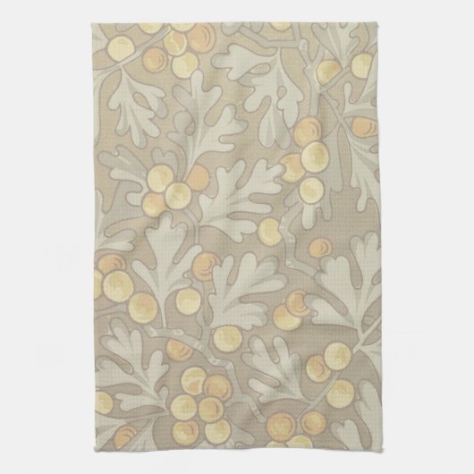 William Morris Oak en Acorn Kitchen Towel Theedoek (Verticaal)
