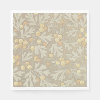 William Morris Oak en Acorn Paper Napkins Servet