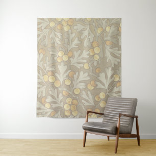 William Morris Oak en Acorn Tapestry Wandkleed