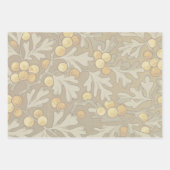 William Morris Oak en Acorn Wrapping Paper (Voorkant)
