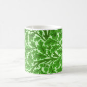 William Morris Oak Leaves, Emerald Green Koffiemok (Center)