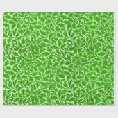 William Morris Oak Leaves, Emerald Green Wrapping Cadeaupapier (Vlak)