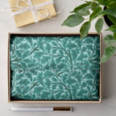 William Morris Oak Leaves, Turquoise & Aqua Tissuepapier (Geschenk)