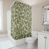 William Morris Oak Tree Shower Curtain Douchegordijn (In situ)