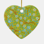 William Morris - Omslag (geel en blauw) Keramisch Ornament (Achterkant)