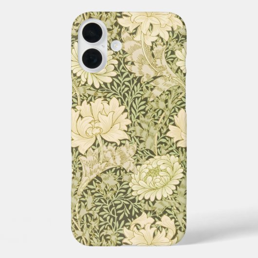 William Morris ontwerp in groen Case-Mate iPhone Case (Achterkant)