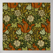 William Morris - Ontwerp van Cray-textiel Poster (Voorkant)