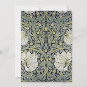William Morris - Ontwerp van het Pimpernel Pattern Bedankkaart (Voorkant)