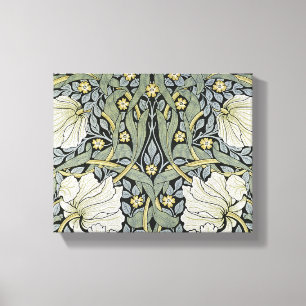 William Morris - Ontwerp van het Pimpernel Pattern Canvas Afdruk