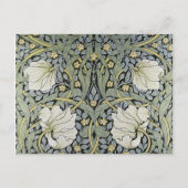 William Morris - Ontwerp van het Pimpernel Pattern Feestdagenkaart (Voorkant)