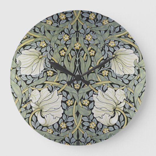 William Morris - Ontwerp van het Pimpernel Pattern Grote Klok (Voorkant)
